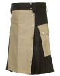 Modern Two Tone Hybrid Utility Kilt Side