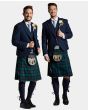 Deluxe Navy Blue Tweed Kilt Outfit