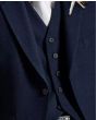 Deluxe Navy Blue Tweed Kilt Outfit