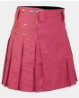 Pink Mini Women Utility Kilt