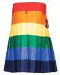 Pride Rainbow Hybrid Utility Kilt Back