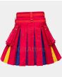 Rainbow Hybrid Santa Gifting Red Christmas Kilt Back