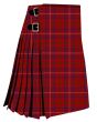 Rose Red Modern Tartan Kilt 