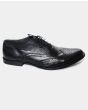 Scottish Black Brogue Kilt Shoes