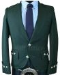 Scottish Green Argyle Kilt Jacket
