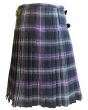 Scottish Heather Modern Tartan Kilt Back