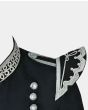 Scottish New 100% Wool Black Military Piper Drummer Doublet Tunic Jackets