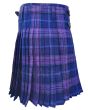 Scottish Thistle Modern Tartan Kilt Back