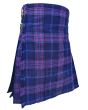Scottish Thistle Modern Tartan Kilt Side