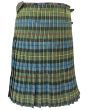Smith Muted Tartan Kilt Back