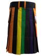 Special LGBTQ Flag Rainbow Fashion Utility Kilt Back