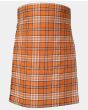 Tennessee Volunteer Orange Modern Tartan Kilt Front