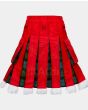 Vintage Santa Claus Fur Hybrid Christmas Kilt Back