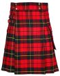 Wallace Tartan Utility Kilt for Men Front