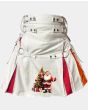 White Rainbow Santa Tree Christmas Kilt