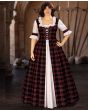 Witches of Scotland Tartan Long Dress for Women