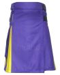 Yellow and Blue Hybrid Utility Kilt 